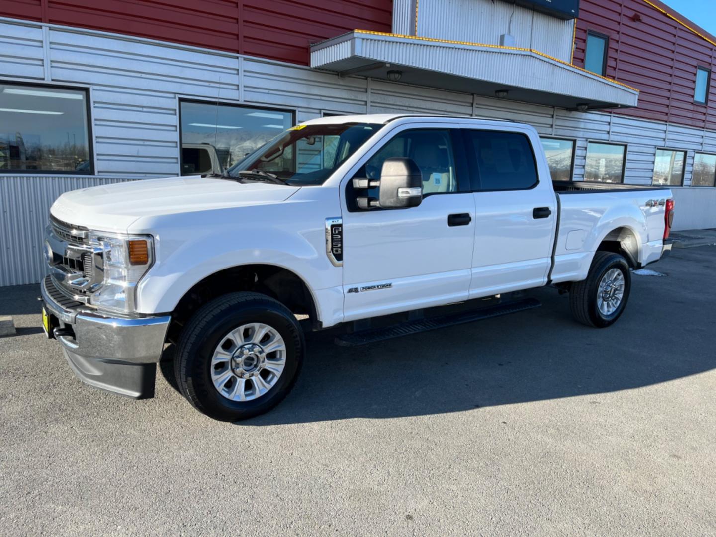 2021 White /Black Ford F-250 SD (1FT7W2BT1ME) , located at 1960 Industrial Drive, Wasilla, 99654, (907) 274-2277, 61.573475, -149.400146 - Photo#0